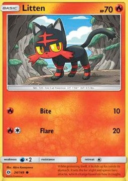Litten - Sun & Moon (Common) [24]