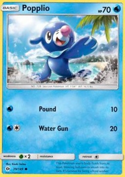 Popplio - Sun & Moon (Common) [39]
