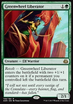 Greenwheel Liberator - Aether Revolt (Rare) [108]