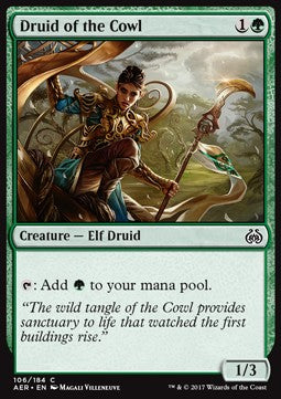 Druid of the Cowl - Aether Revolt (Common) [106]