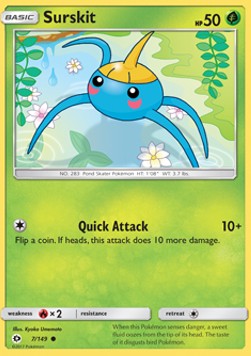 Surskit - Sun & Moon (Common) [7]
