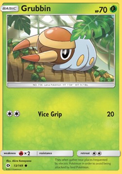 Grubbin - Sun & Moon (Common) [13]