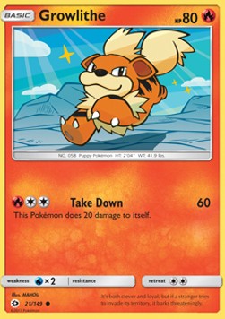 Growlithe - Sun & Moon (Common) [21]