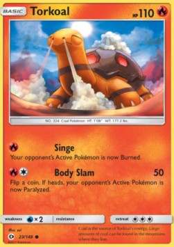 Torkoal - Sun & Moon (Common) [23]