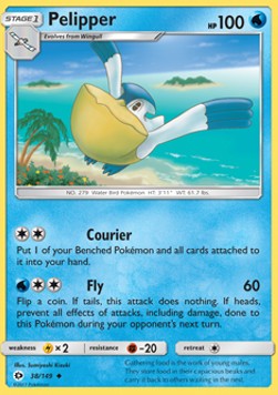 Pelipper - Sun & Moon (Uncommon) [38]