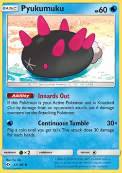 Pyukumuku - Sun & Moon (Uncommon) [47]