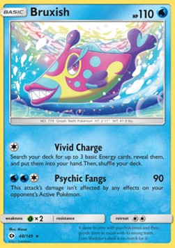 Bruxish - Sun & Moon (Rare) [48]