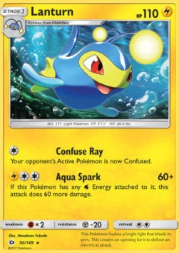Lanturn - Sun & Moon (Rare) [50]