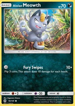 Alolan Meowth - Sun & Moon (Common) [78]