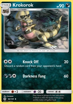 Krokorok - Sun & Moon (Uncommon) [84]