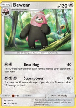 Bewear - Sun & Moon (Rare) [112]