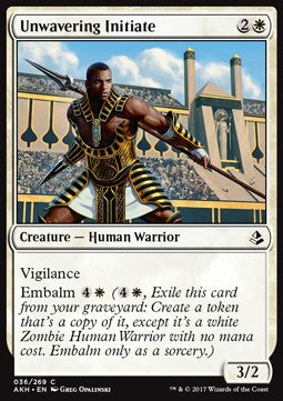 Unwavering Initiate - Amonkhet (Common) [AKH-36]