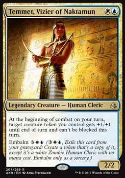 Temmet, Vizier of Naktamun - Amonkhet (Rare) [207]