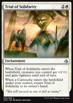 Trial of Solidarity - Amonkhet (Uncommon) [AKH-34]
