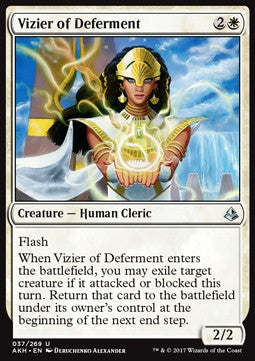 Vizier of Deferment - Amonkhet (Uncommon) [AKH-37]