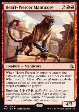Heart-Piercer Manticore - Amonkhet (Rare) [AKH-138]