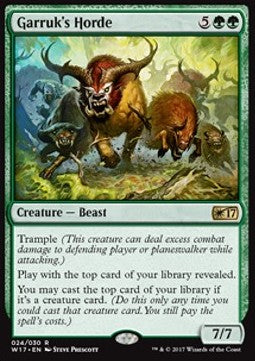Garruk's Horde - Welcome Deck 2017 (Rare) [W17-24]