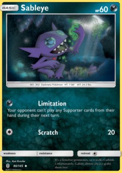 Sableye - Guardians Rising (Uncommon) [GRI-80]