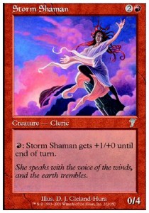 Storm Shaman - Seventh Edition (Uncommon) [222]
