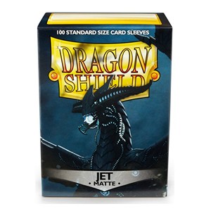 100 Dragon Shield Sleeves - Matte Jet