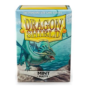100 Dragon Shield Sleeves - Matte Mint