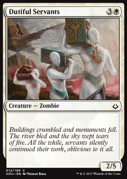 Dutiful Servants - Hour of Devastation (Common) [HOU-12]