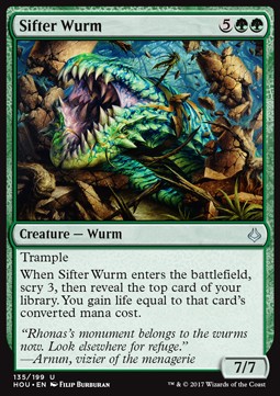 Sifter Wurm - Hour of Devastation (Uncommon) [135]