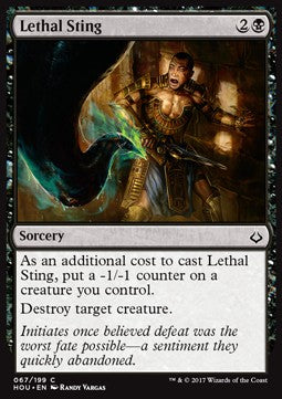 Lethal Sting - Hour of Devastation (Common) [HOU-67]