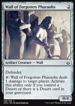 Wall of Forgotten Pharaohs - Hour of Devastation (Common) [HOU-168]