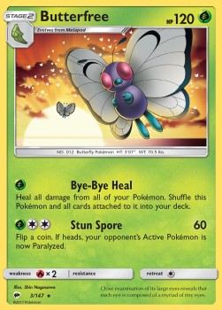 Butterfree - Burning Shadows (Rare) [3]