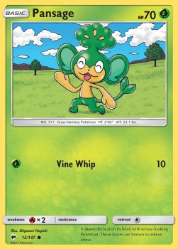 Pansage - Burning Shadows (Common) [12]