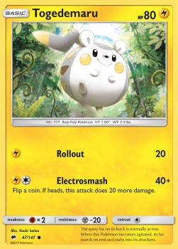 Togedemaru - Burning Shadows (Common) [47]