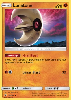 Lunatone - Burning Shadows (Uncommon) [68]