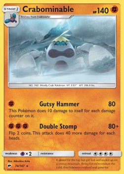 Crabominable - Burning Shadows (Rare) [74]