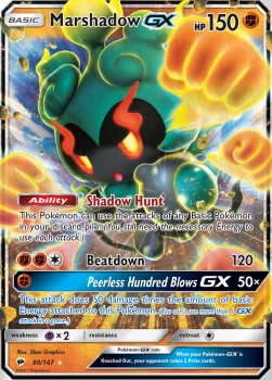 Marshadow GX - Burning Shadows (Ultra Rare) [80]