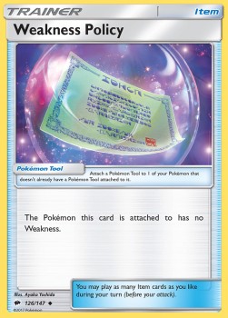 Weakness Policy - Burning Shadows (Uncommon) [126]