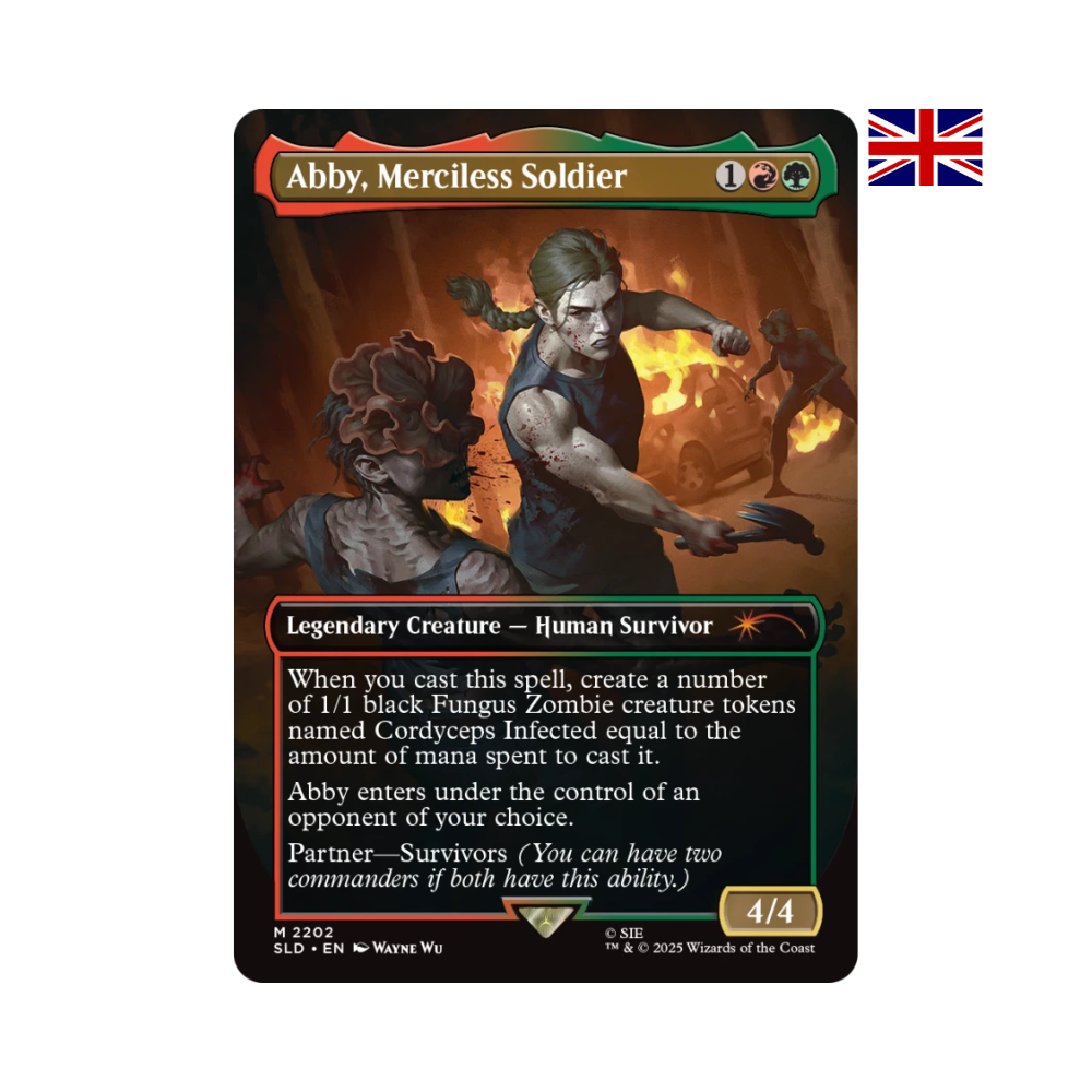 Magic The Gathering Karte Abby Merciless Soldier – Secret Lair x PlayStation The Last of Us Part II