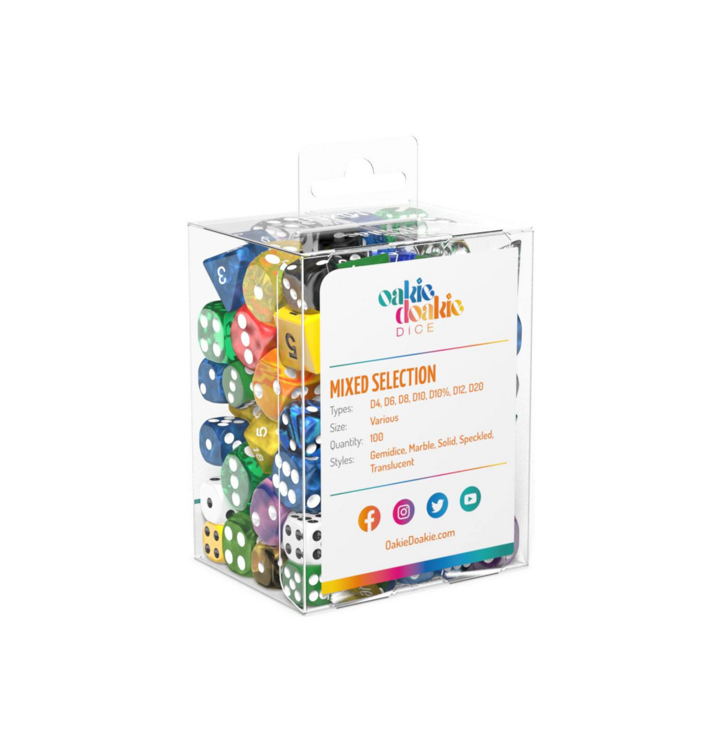 Würfelset RPG - Retail Pack Mixed (100)