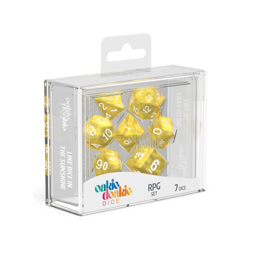 Würfelset RPG - Marble (7)