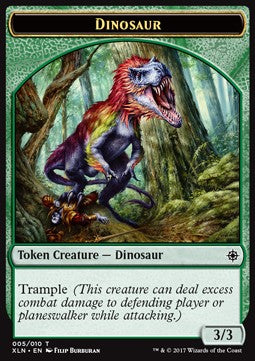 Dinosaur Token (Green 3/3 Trample) - Ixalan (Token) [T05]