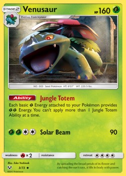 Venusaur - Shining Legends (Uncommon) [3]