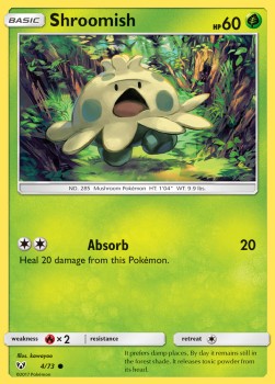 Shroomish - Shining Legends (Common) [4]