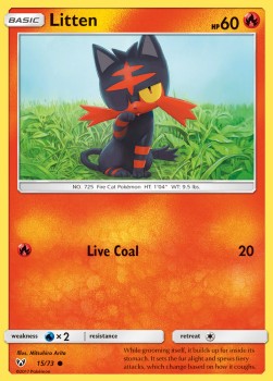 Litten - Shining Legends (Common) [15]