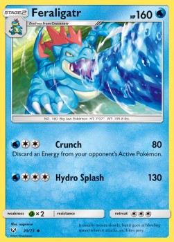 Feraligatr - Shining Legends (Uncommon) [20]