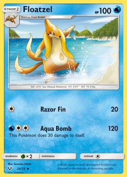 Floatzel - Shining Legends (Uncommon) [23]