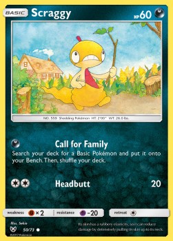 Scraggy - Shining Legends (Common) [50]