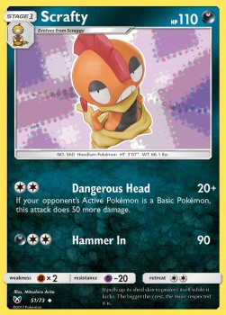 Scrafty - Shining Legends (Uncommon) [51]