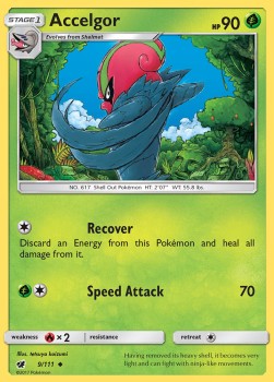 Accelgor - Crimson Invasion (Uncommon) [9]