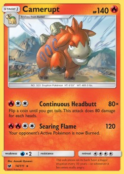 Camerupt - Crimson Invasion (Rare) [14]