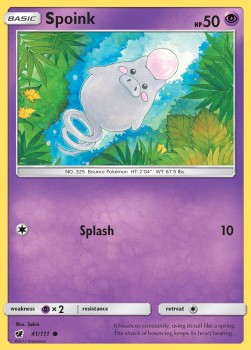 Spoink - Crimson Invasion (Common) [41]